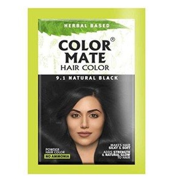 Herbal Based Colour Mate Hair Colour, Natural Black, 15 Gms 8906016050799 –  Just Shop India