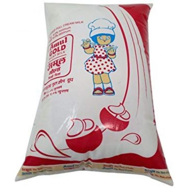 Amul Gold Fresh Milk, Pasteurised Full Cream, (1L) 03 Just Shop India